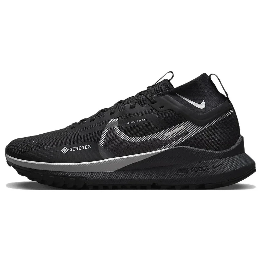 Nike React Pegasus Trail 4 GTX Gore Tex Womens Sz‎ 6 Black Shoes DJ7929-001 NEW